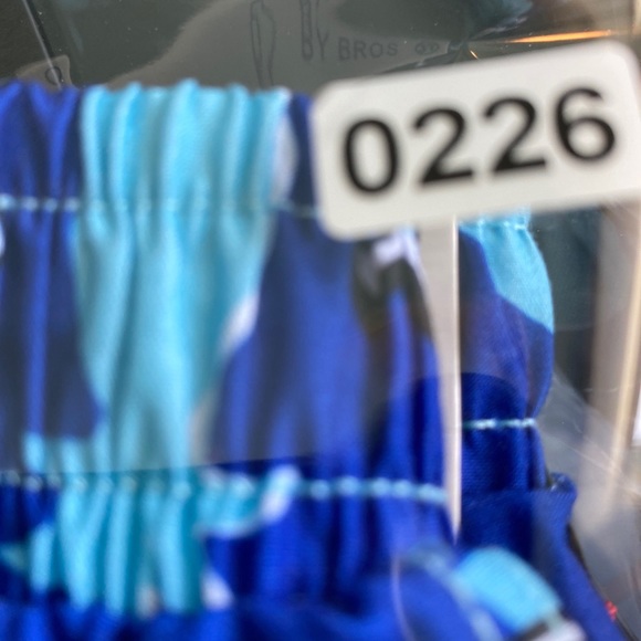 Beach Bros. 3T Blue Print Swim Trunks - Picture 7 of 7